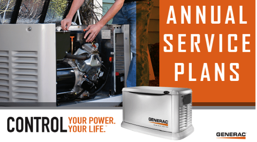 A GenCo Generators certified technician performing standby generator maintenance