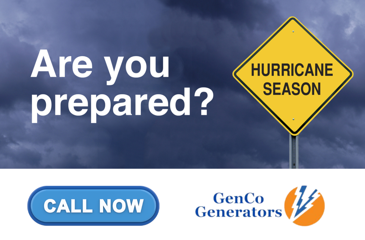 standby generator ready for the Atlantic hurricane season