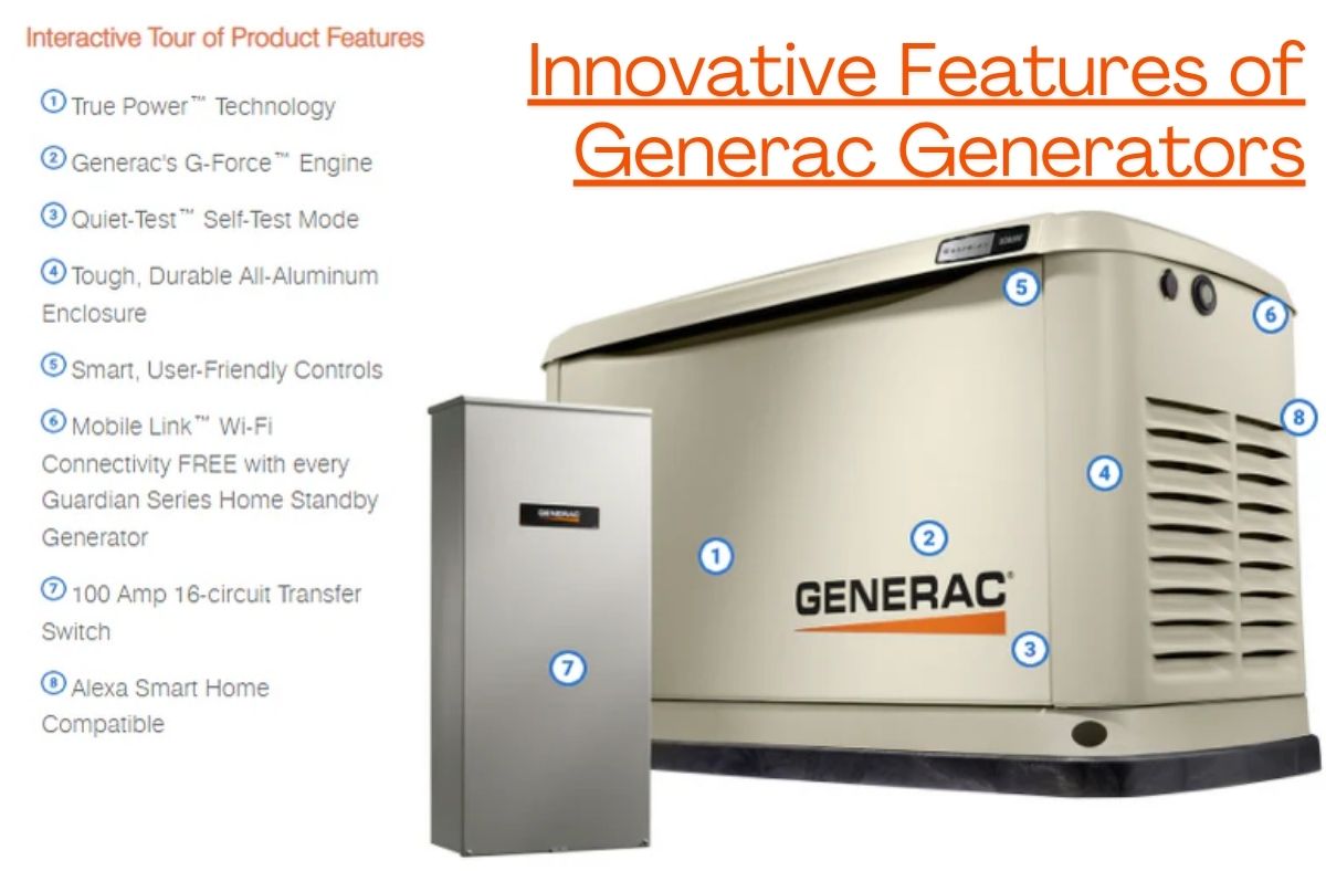 Generac generator with Automatic Transfer Switch providing seamless power backup for a Florida, Georgia & South Carolina home