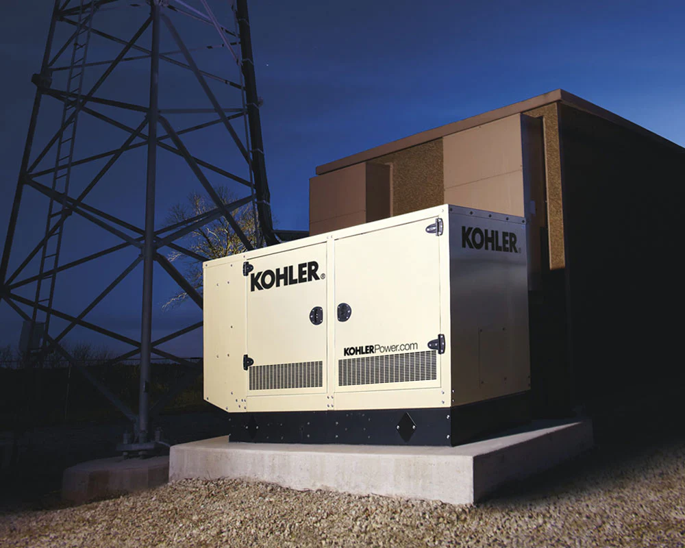 GenCo Generators’s customizable generator installation of a commercial Kohler generator in a St. Mary’s, GA business